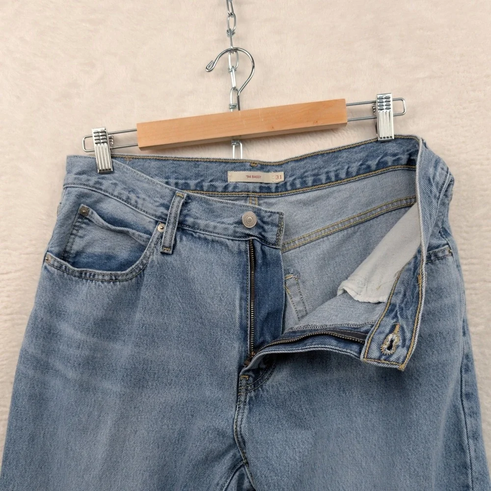 Levi's '94 Baggy Jeans Men's 35x31 Blue Light Wash Relaxed Skater Streetwear
